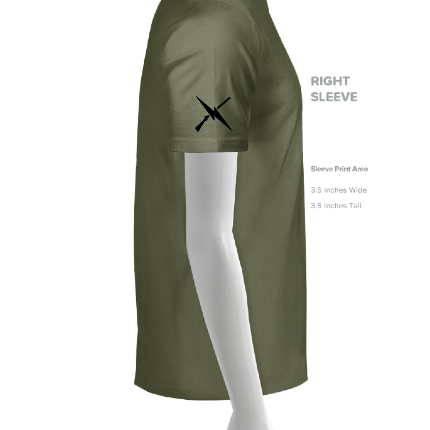 MILITARY GREEN - SLEEVE_RIGHT