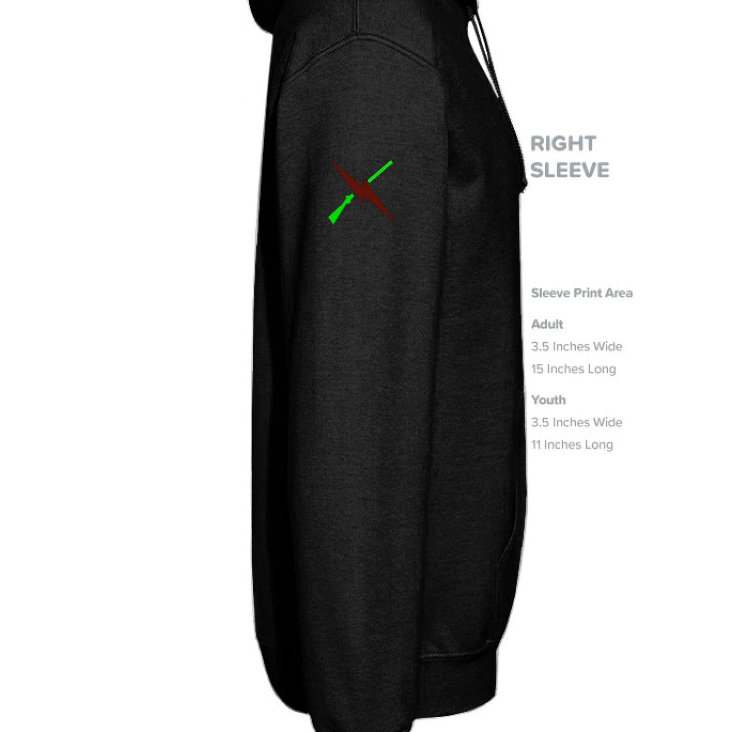 BLACK/ BLACK - SLEEVE_RIGHT